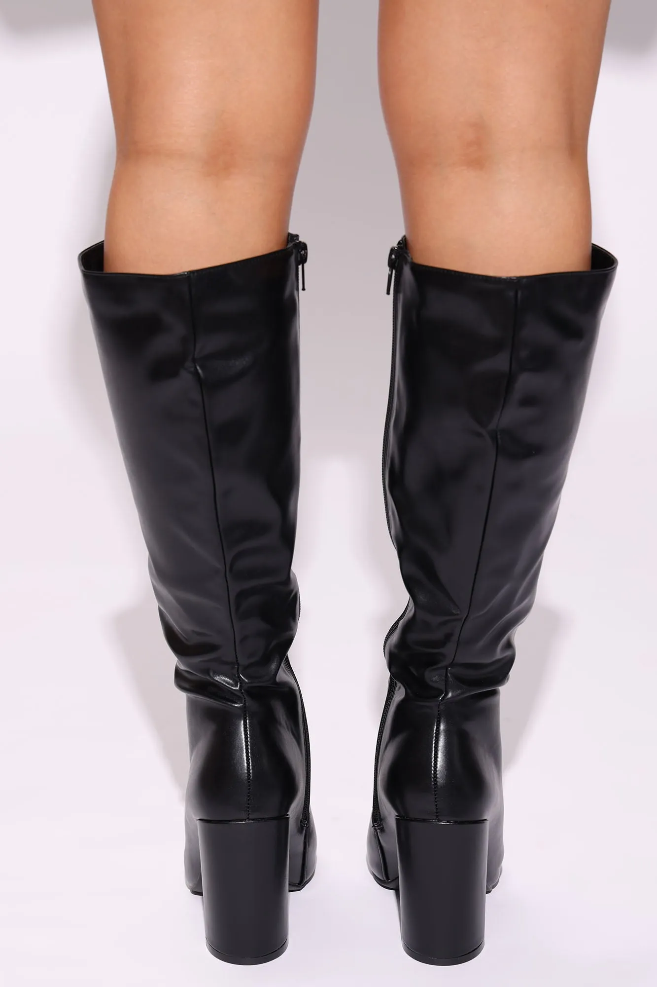 Bailee Knee High Boots - Black